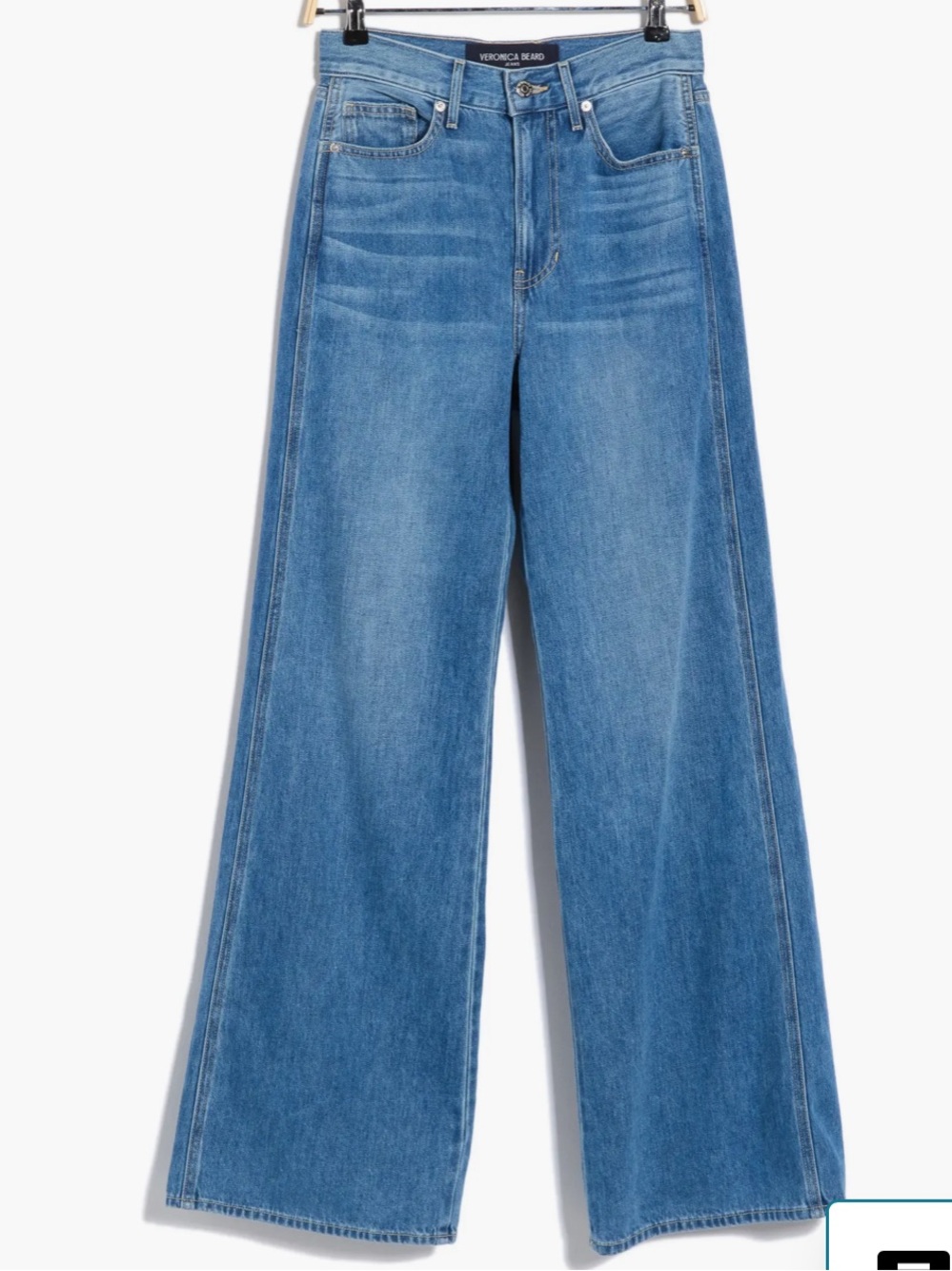 Veronica Beard Taylor high rise wide leg - Picture 3 of 4